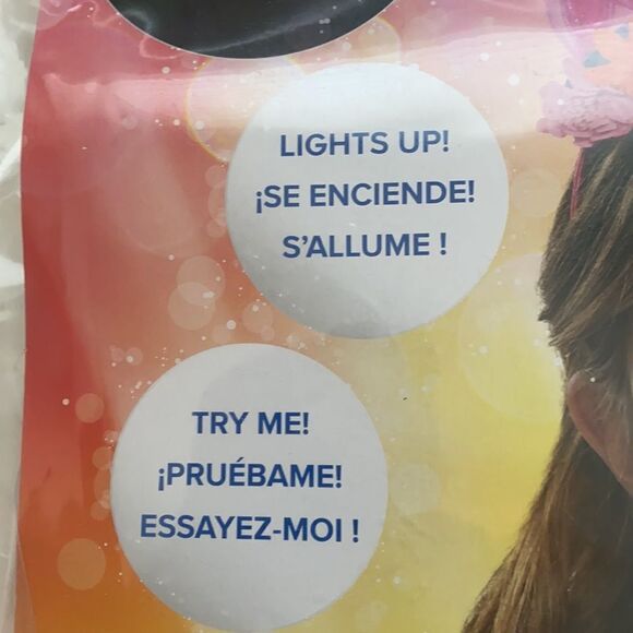 Trolls world tour POPPY RAINBOW LIGHT UP HEADPIECE NE - Picture 4 of 9